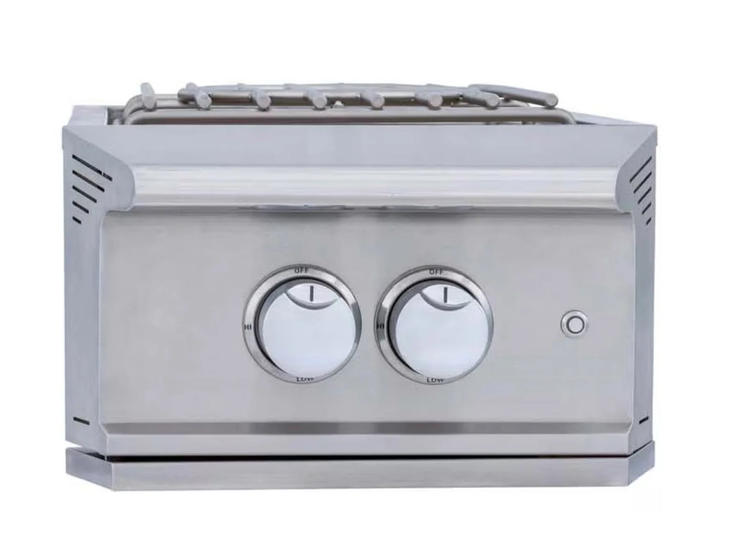 Blaze LTE PRO Built-In Natural Gas High Performance Power Burner w/ Wok Ring & Stainless Steel Lid