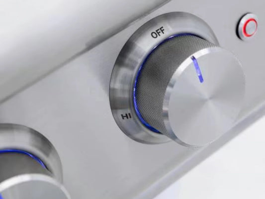 Blaze LTE+ Built-In Natural Gas High Performance Power Burner w/ Wok Ring & Stainless Steel Lid