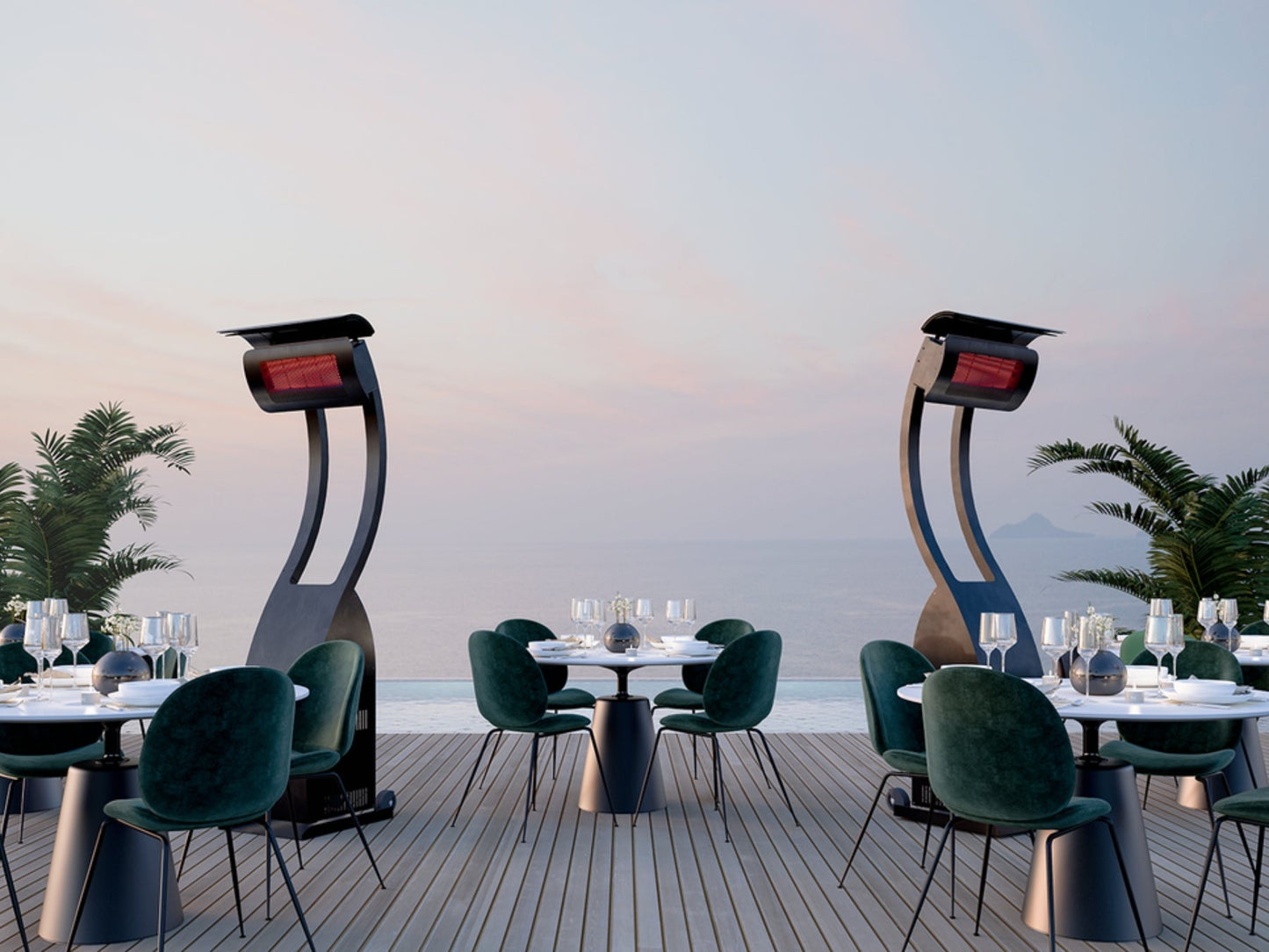 Bromic Heating Tungsten Smart-Heat 27" Natural Gas Portable Outdoor Heater