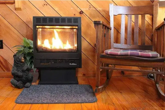Model 1110 Black Vent Free Natural Gas Stove