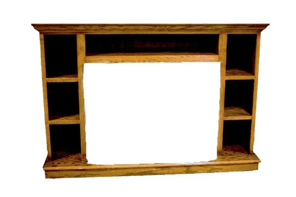 Light Oak Prestige Bookcase Mantel