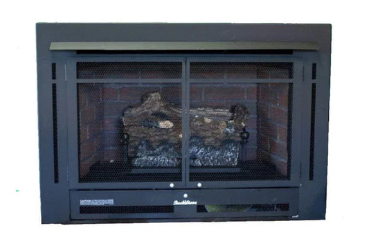 Manhattan Old Town Red Vent Free Propane Gas Stove