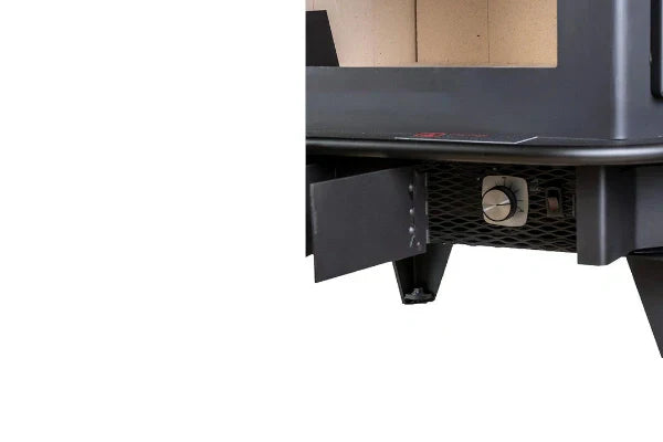 91 Catalytic wood Stove with Blower Ash Tray Black Door