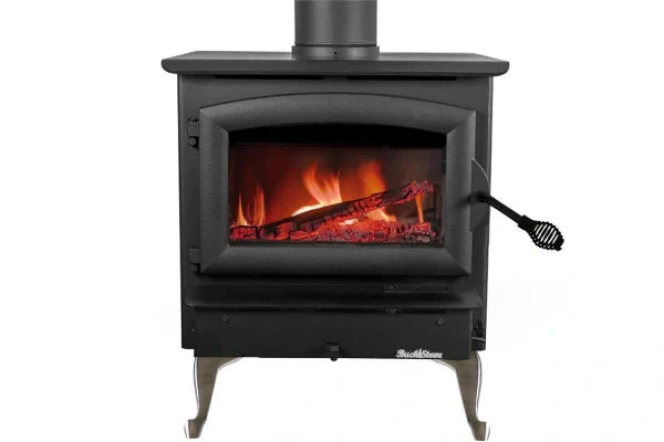 model 21-non catalytic wood stove with black door