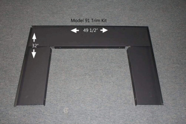 Buck Stove Black Standard Trim Kit For Model 91 Stoves