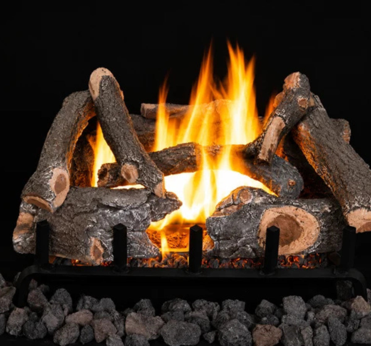 Superior Dual-Burner 30" Vented Gas Log with Electronic Ignition & Remote