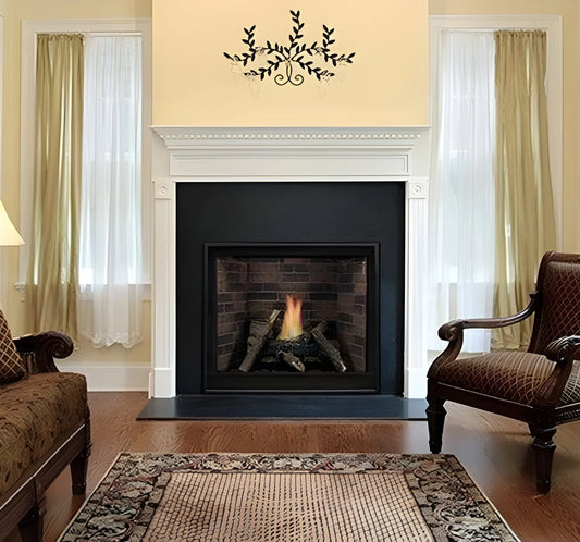 Empire Hearth Tahoe Clean-Face Premium 42" Direct Vent Gas Fireplace with On/Off Switch