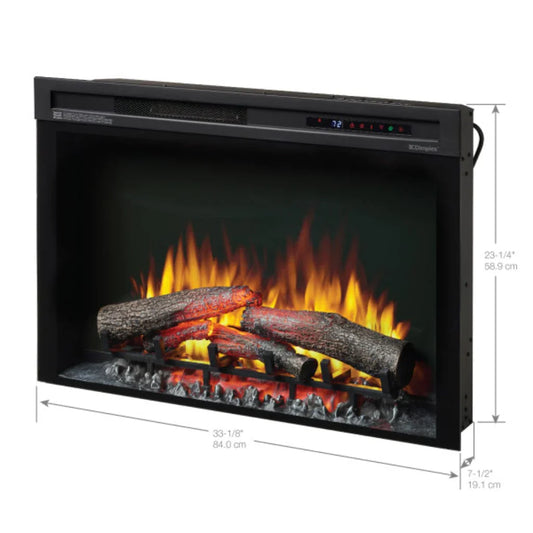 Nova 33" Plug-In Electric Firebox With Realogs