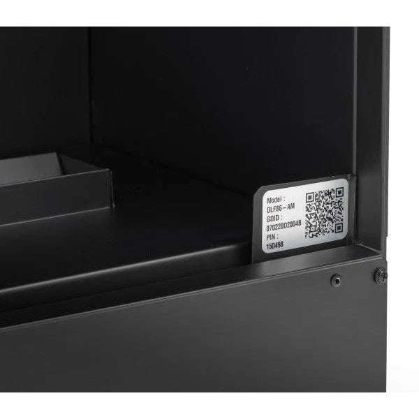 Opti-Myst 46" Linear Electric Fireplace With Acrylic Ice and Driftwood Media