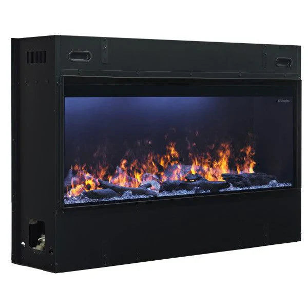 Opti-Myst 46" Linear Electric Fireplace With Acrylic Ice and Driftwood Media