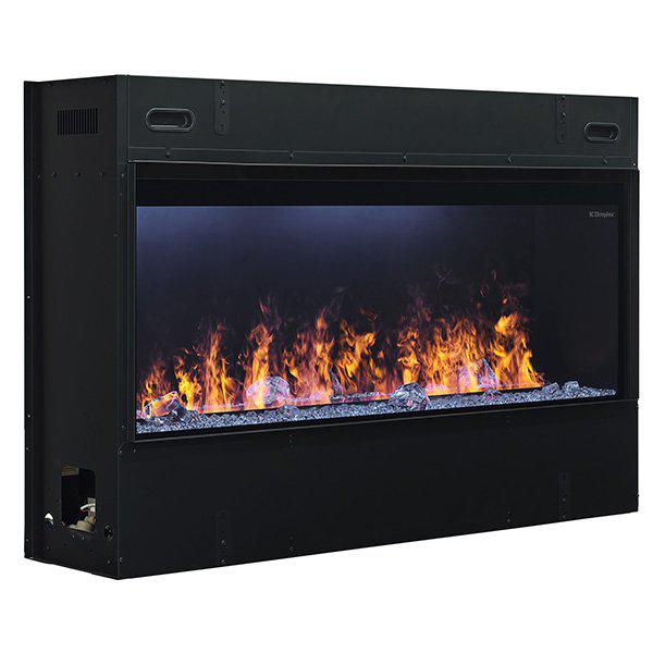 Opti-Myst 46" Linear Electric Fireplace With Acrylic Ice and Driftwood Media