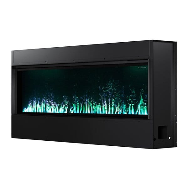 Opti-Myst 66" Linear Electric Fireplace OLF66-AM With Acrylic Ice and Driftwood Media