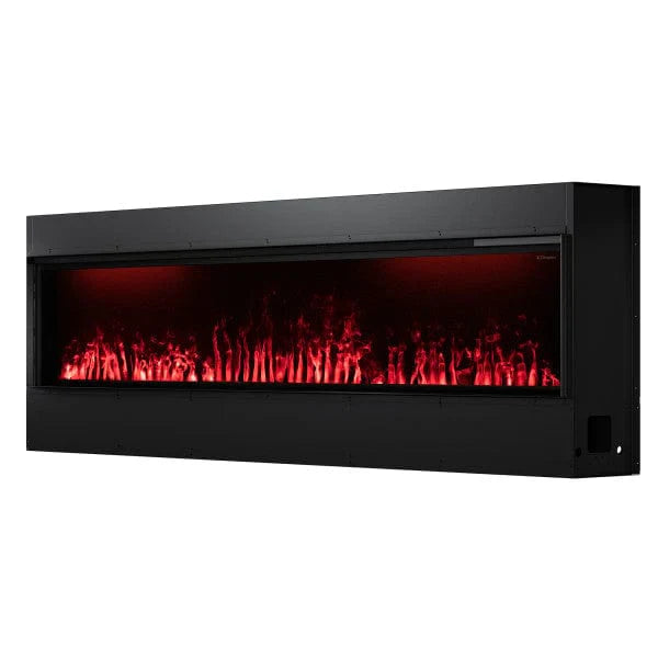 Opti-Myst 86" Linear Electric Fireplace OLF86-AM With Acrylic Ice and Driftwood Media