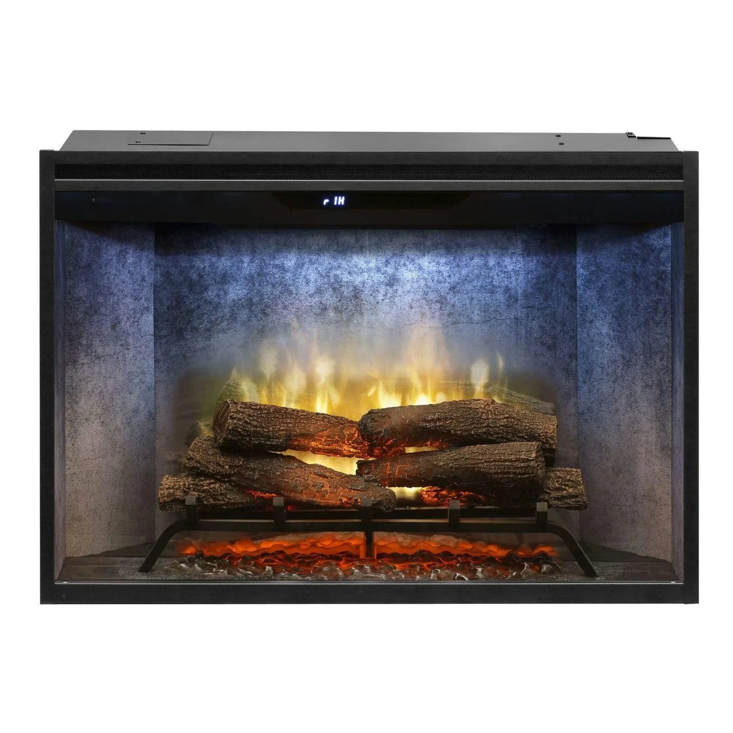 Dimplex Revillusion Weathered Concrete 36" Built-In Electric Firebox With Single Pane Glass & Plug Kit - 500002401 (RBF36WC-FG)