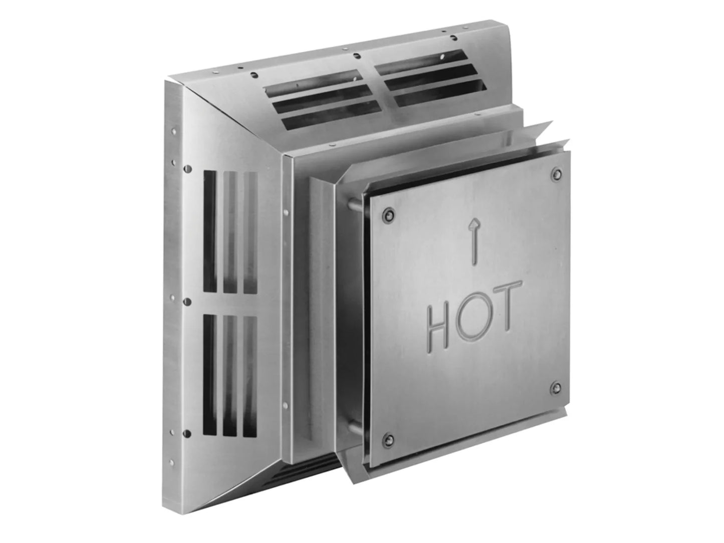 Square Horizontal Stainless Steel Termination Cap