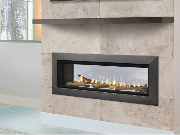 Majestic Echelon 36 to 72 Inch Linear Contemporary Direct Vent Natural Gas Fireplace with IntelliFire Touch Ignition System