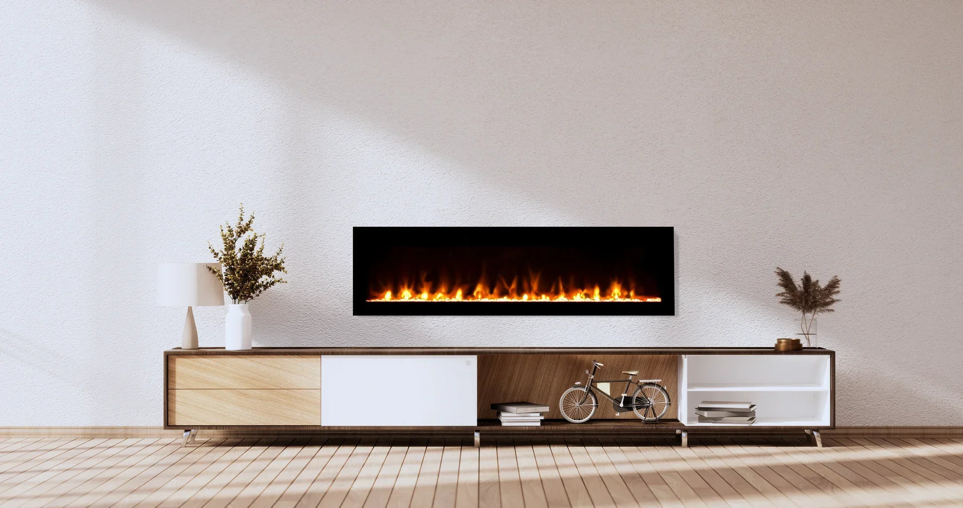 Fire & Ice Evolution 60" Linear Wall Mounted Electric Fireplace