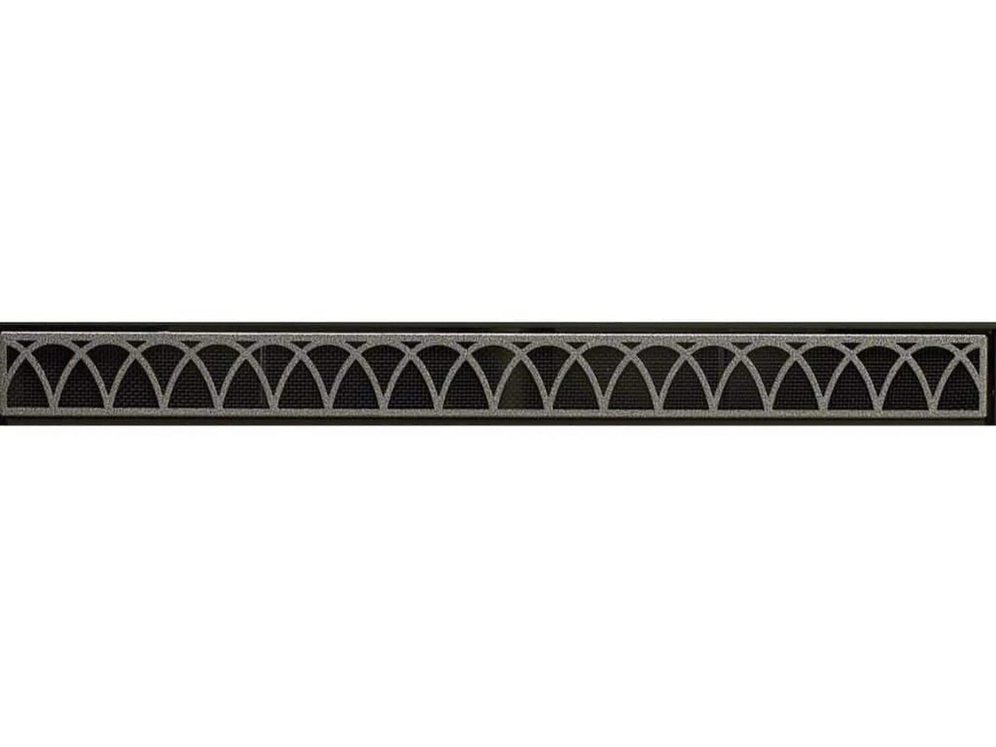 Louvers, Hammered Pewter, Arch