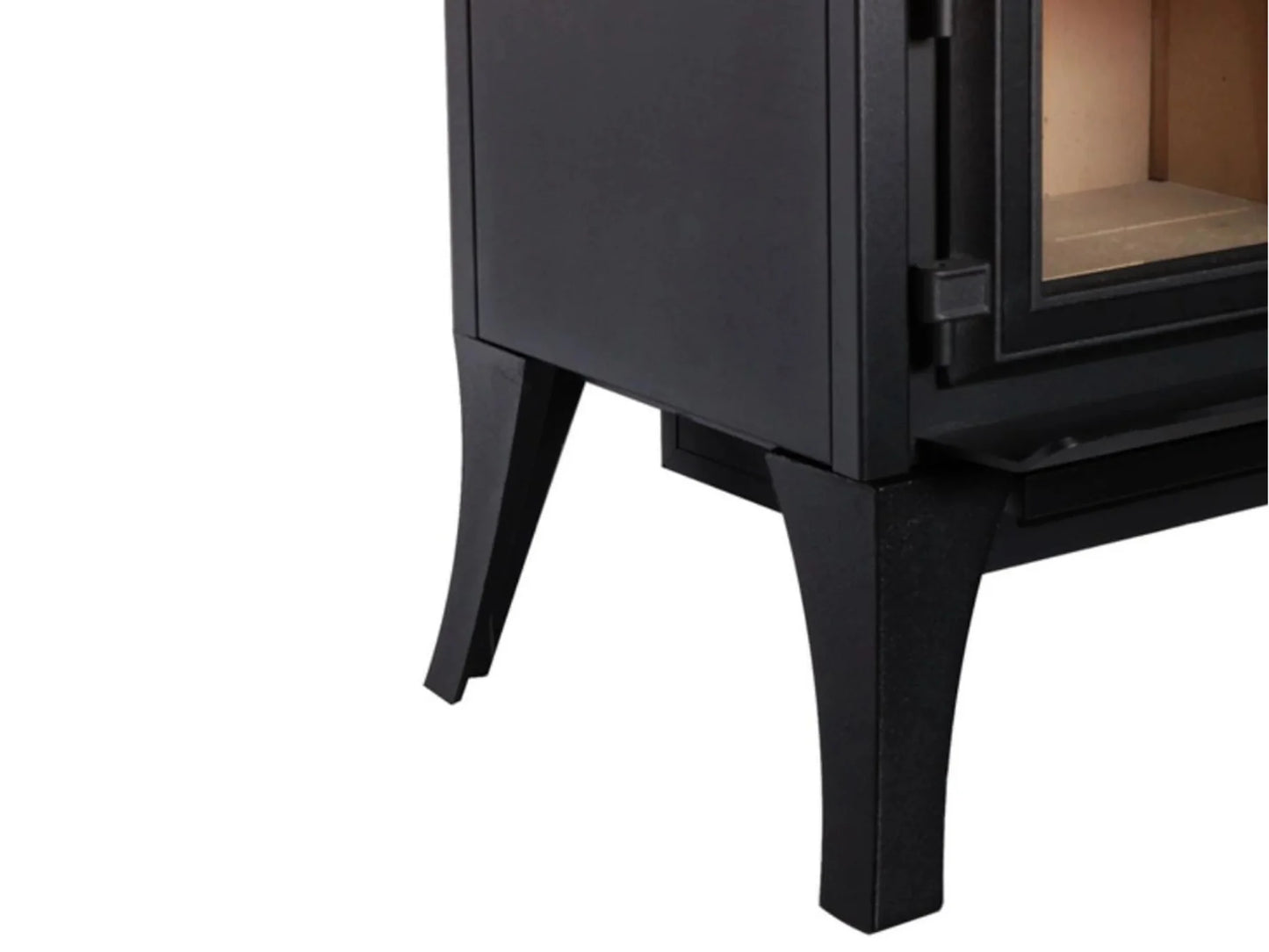 Empire Stove WLS1BL Black Straight Leg Kit with Ash Pan