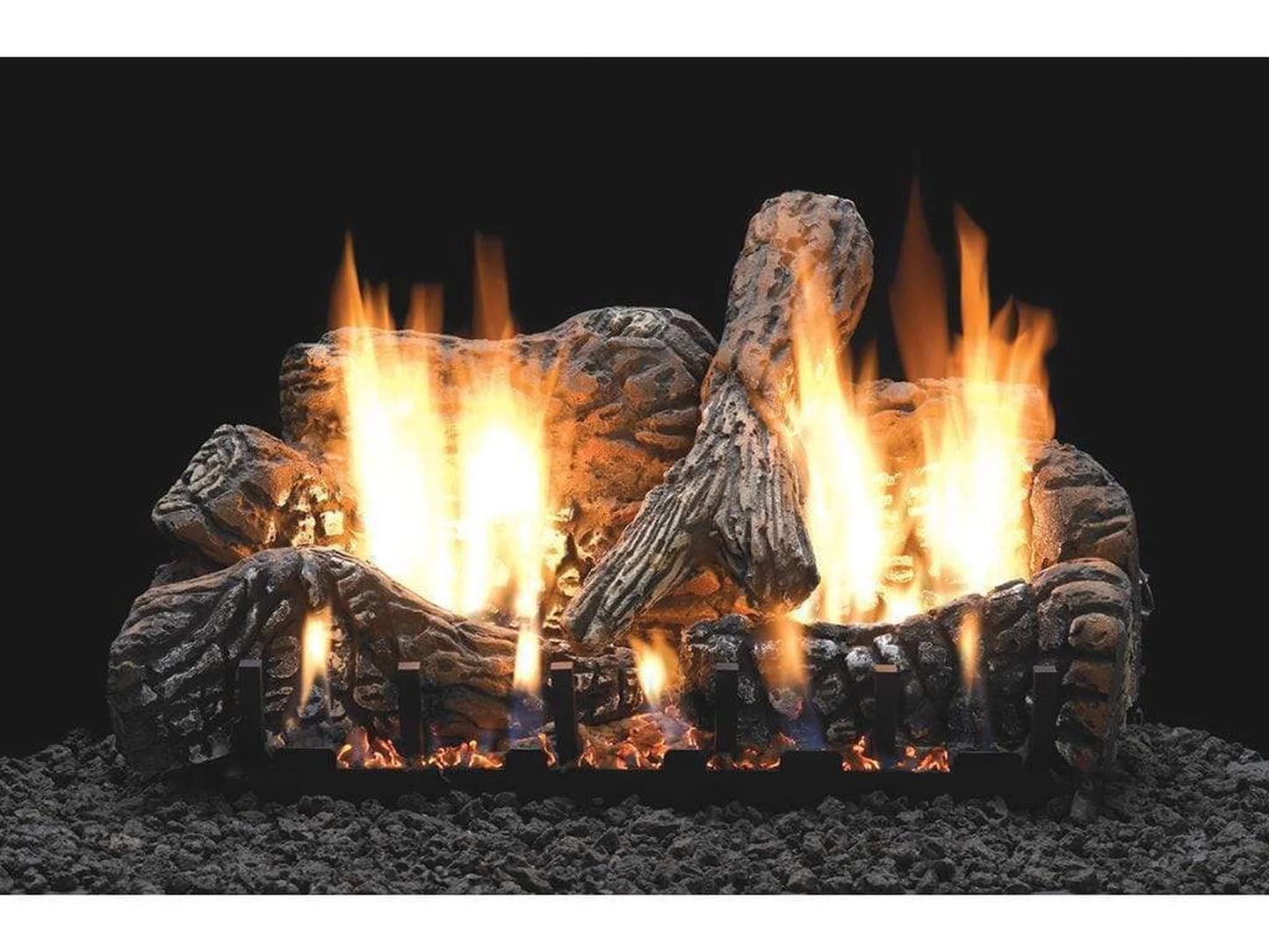 Log Set, 6-pc., 30-in., Ceramic Fiber