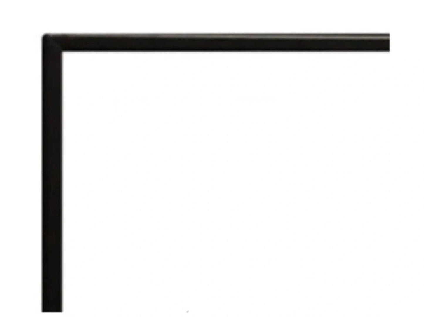Beveled Frame, .75-inch, Matte Black