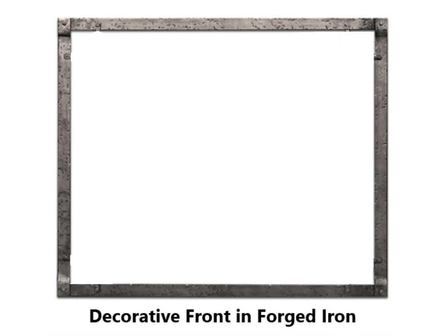 Forged Iron Frame, Distressed Pewter