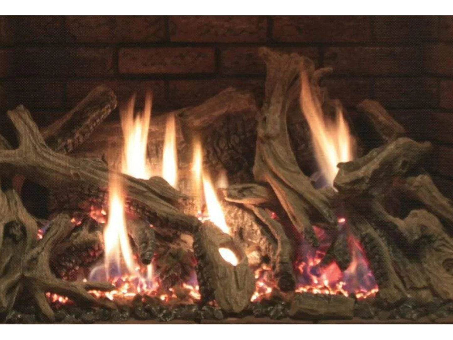 Log Set, Ceramic Fiber, Driftwood