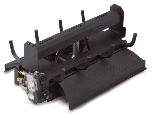 Real Fyre G18 Series 24" ANSI Certified Vent-Free See-Thru Natural Gas Burner System with Variable Remote