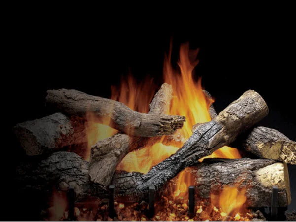 2-Tier Fireside Grand Oak 24" Match Light Oak Burner/Hearth Kit