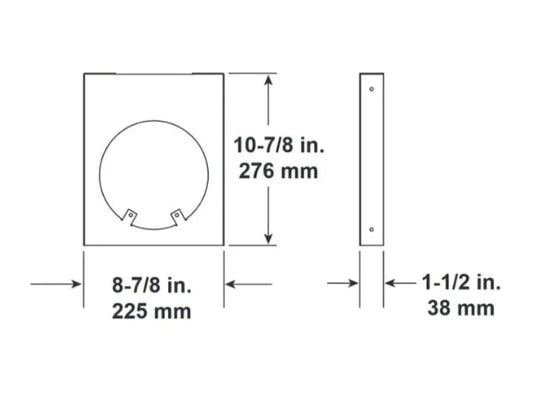 Horizontal Vent Support Hanger