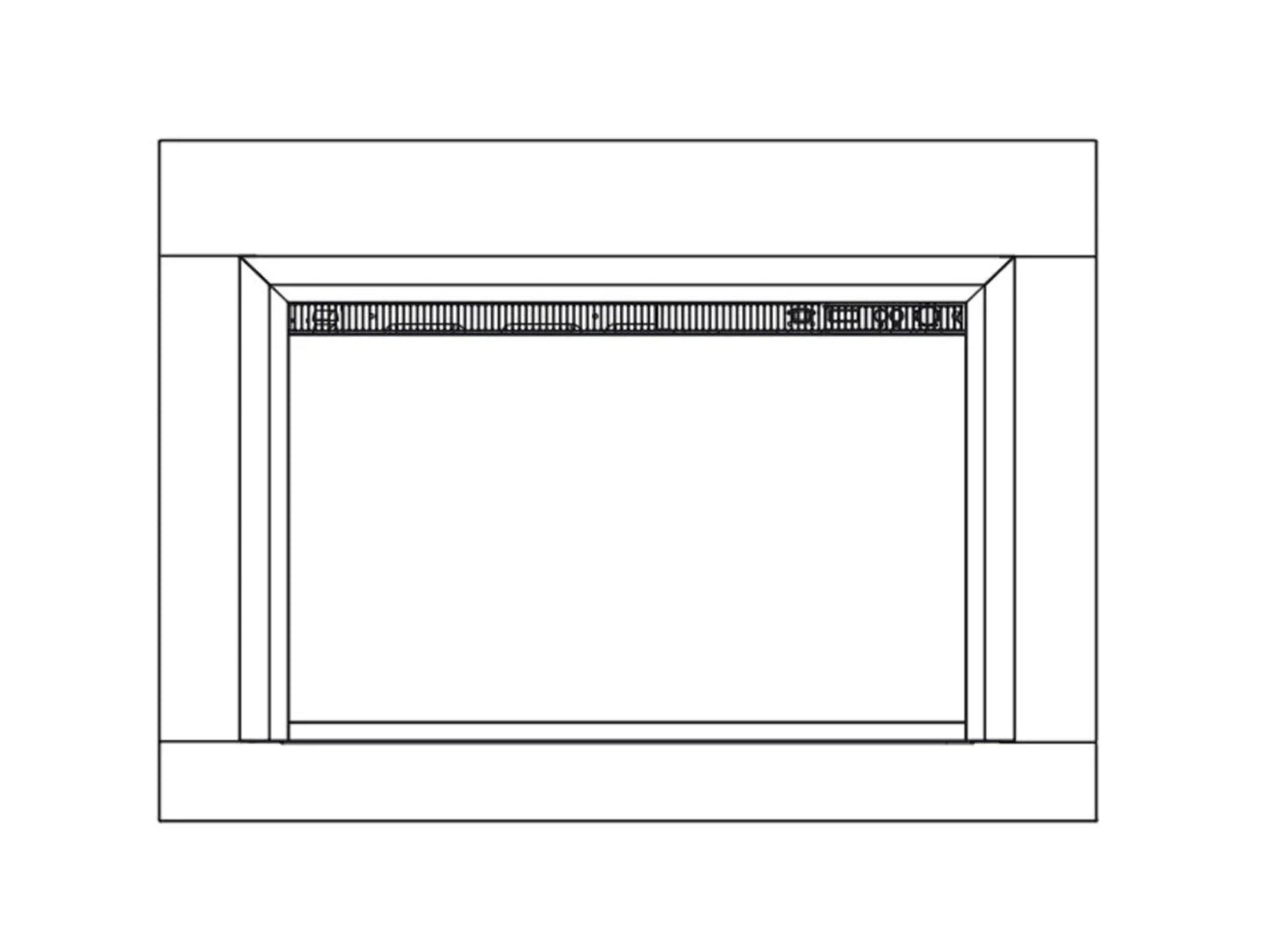 SimpliFire 4-Sided Removable 4" Bottom Large Surround - IS-42-GI32