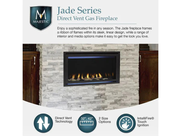 Majestic JADE32IN-B Jade 32" Direct Vent Gas Fireplace