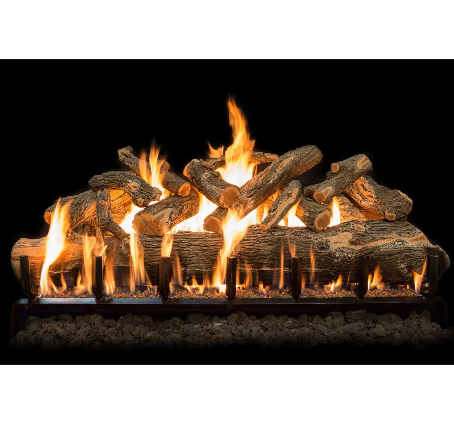 Grand Canyon Jumbo Slimline Arizona Weathered Oak Indoor/Outdoor Vented Gas Log Set (Logs Only)
