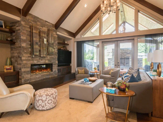 Modern Flames Landscape Pro Slim 96" Built-in Linear Electric Fireplace