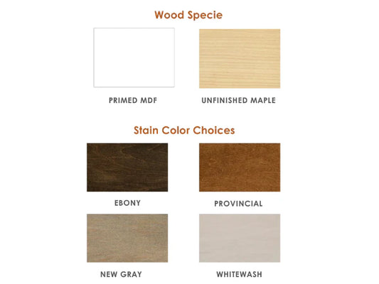 Laurel B Primed MDF Transitional Syle Wood Fireplace Mantel and Maple Top