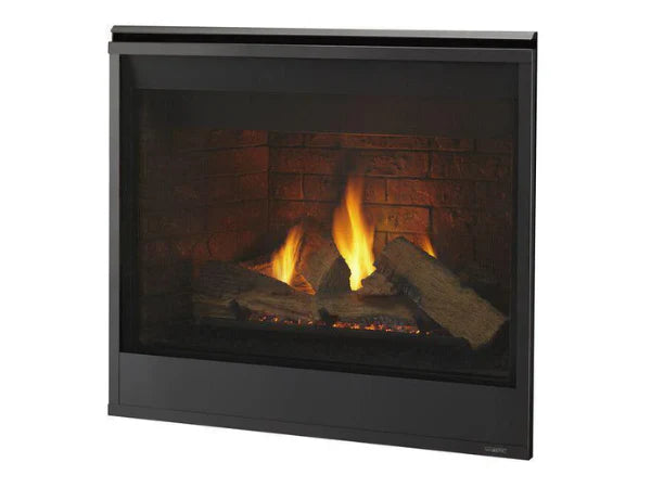 Majestic Meridian 42" Traditional Top/Rear Direct Vent Natural Gas Fireplace with IntelliFire Touch ignition System