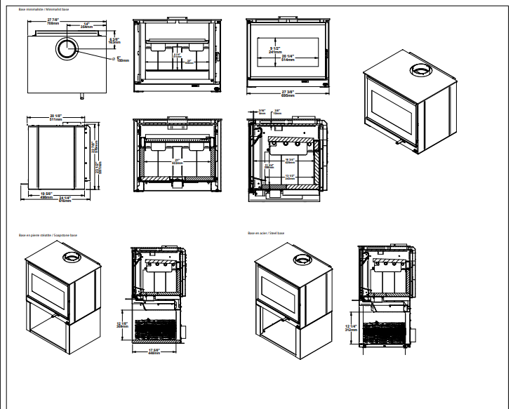 Osburn Inspire 2000 Wood Stove OB02042