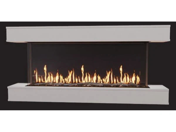Modern Flames Ready to Finish Studio Suite Wall Mounted Floating Mantel Set for Orion Multi 52" Fireplace