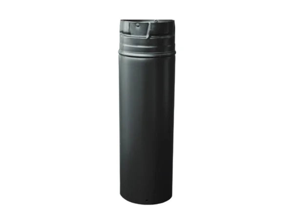 PelletVent Pro 3" x 12" Black Pipe Extension