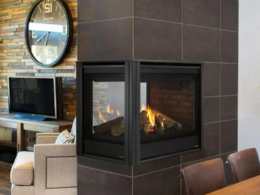 Pier 36" Traditional Multi-Sided Top/Rear Direct Vent Gas Fireplace with IntelliFire Touch Ignition System