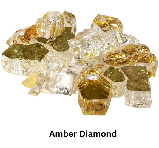 Grand Canyon Athena 1/2 Inch Indoor/Outdoor Reflective Crushed Fire Glass