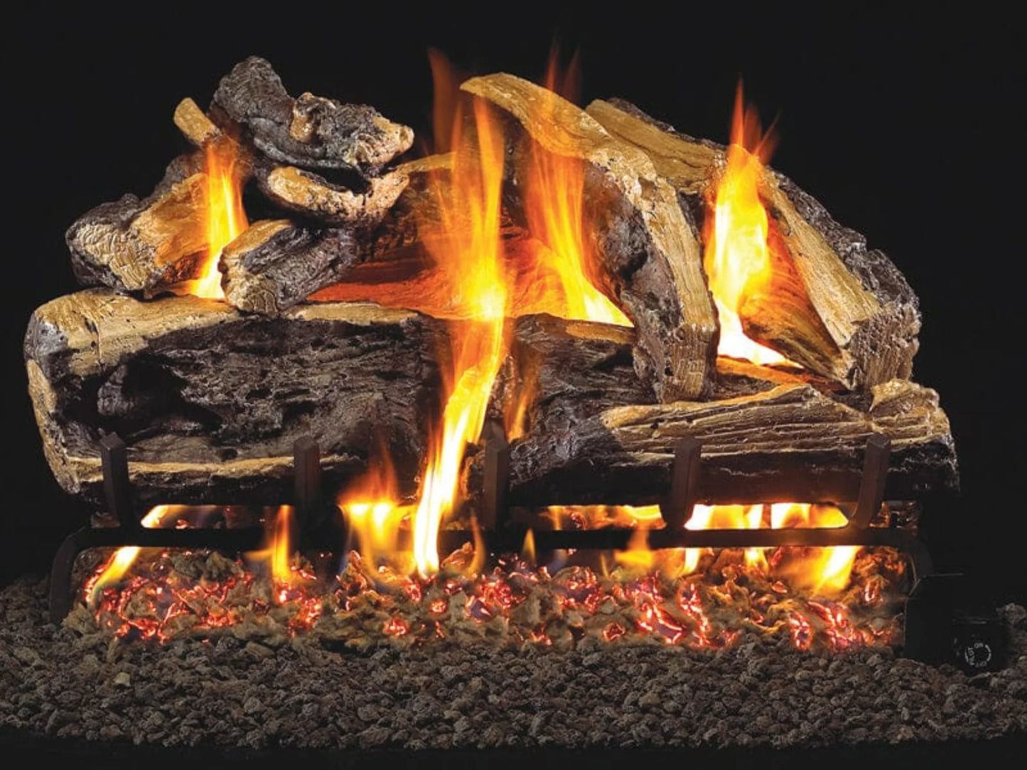 Real Fyre 18" Charred Rugged Split Oak Gas Log Set