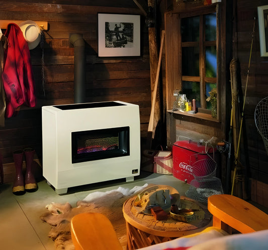 Empire Heater 65" Hydraulic Thermostat Control Natural Gas Visual Flame Room Heater With Blower