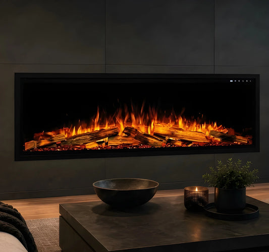 Modern Flames Redstone V2 Linear 53 Inch Built In Electric Fireplace