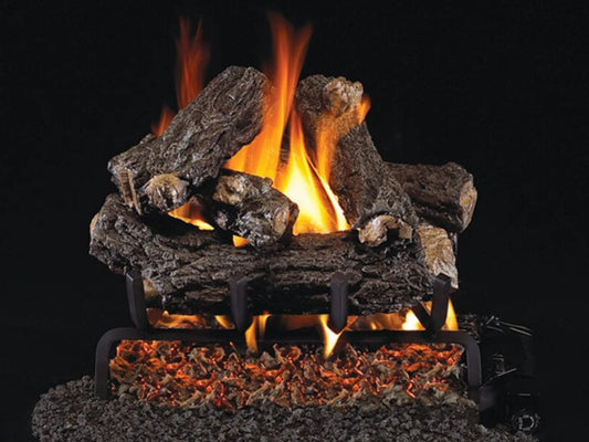 Real Fyre Rustic Oak Designer 16" Vented Gas Log Set