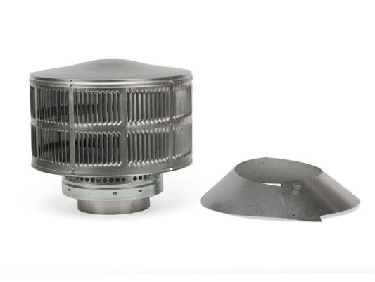 TR344 Round Vertical Venting Wood Telescoping Termination Cap SL300 Series Pipe