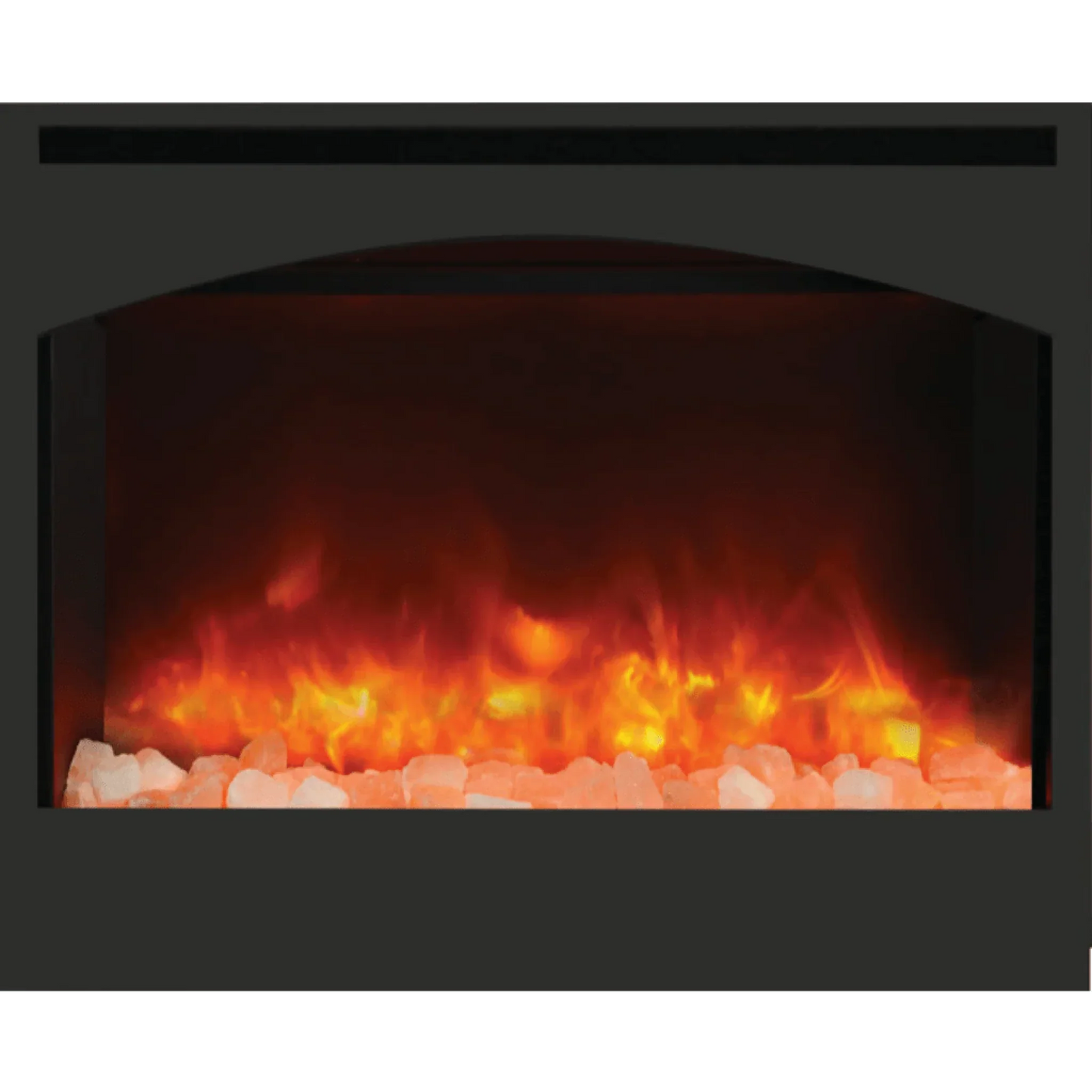 Amantii Zero Clearance 31" Built-In Electric Fireplace With Arched Surround | ZECL-31-3228-STL-ARCH