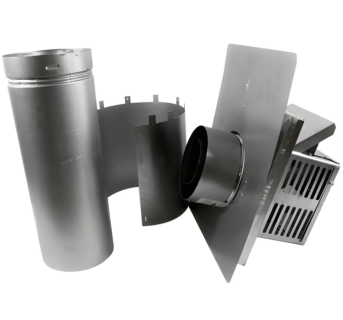 Superior Small, Square Termination, 20" with Shield for Secure Vent 4.5/7.5 Vent System
