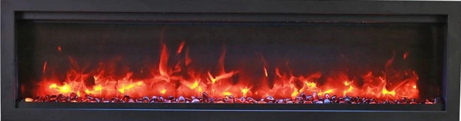 Amantii Symmetry Xtra Tall Bespoke 100" Indoor Outdoor Built-In Smart Electric Fireplace | SYM-100-XT-BESPOKE