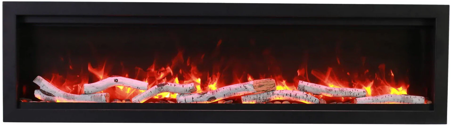 Amantii Symmetry Bespoke 100" Indoor Outdoor Built-In Smart Electric Fireplace | SYM-100-BESPOKE